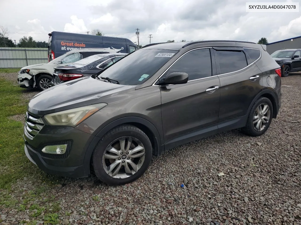 2013 Hyundai Santa Fe Sport VIN: 5XYZU3LA4DG047078 Lot: 62965104