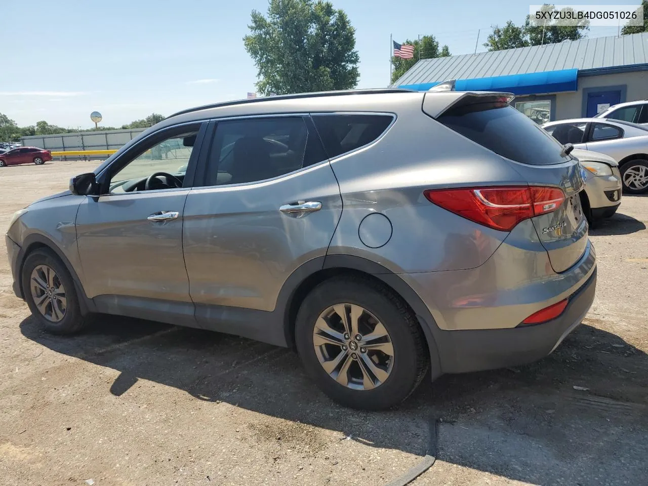 2013 Hyundai Santa Fe Sport VIN: 5XYZU3LB4DG051026 Lot: 63116894