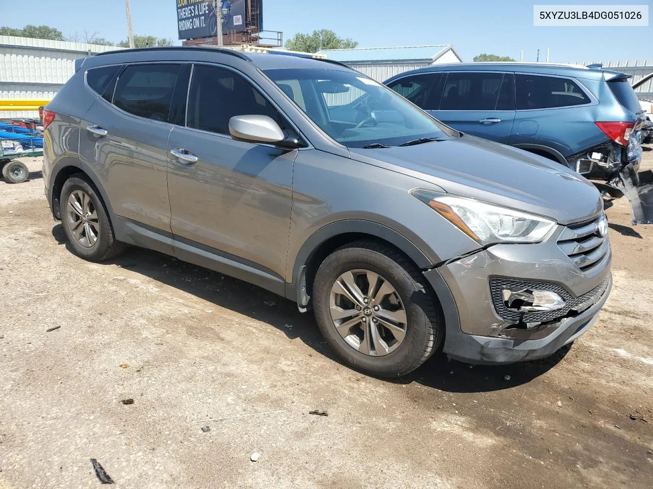 2013 Hyundai Santa Fe Sport VIN: 5XYZU3LB4DG051026 Lot: 63116894