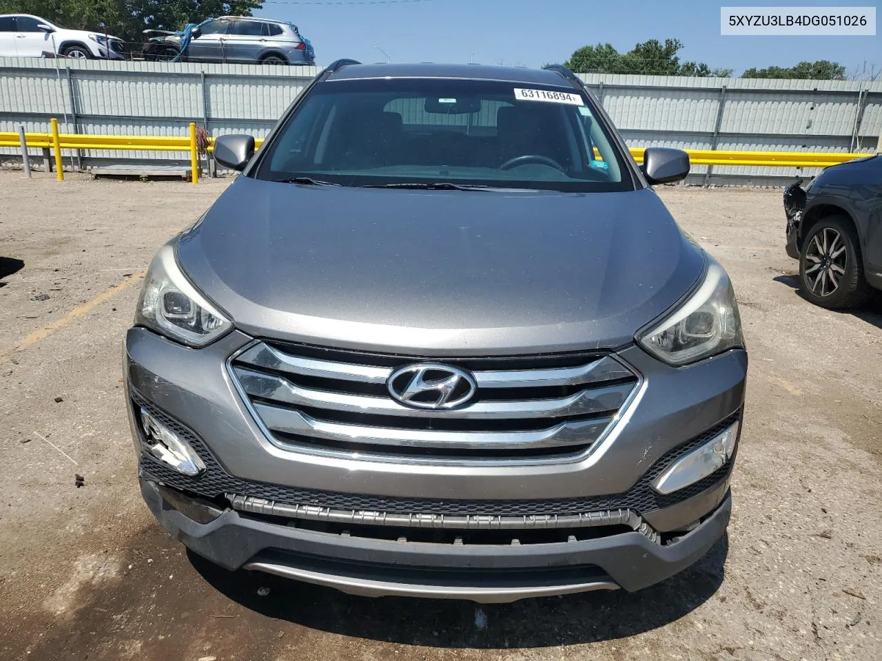 2013 Hyundai Santa Fe Sport VIN: 5XYZU3LB4DG051026 Lot: 63116894