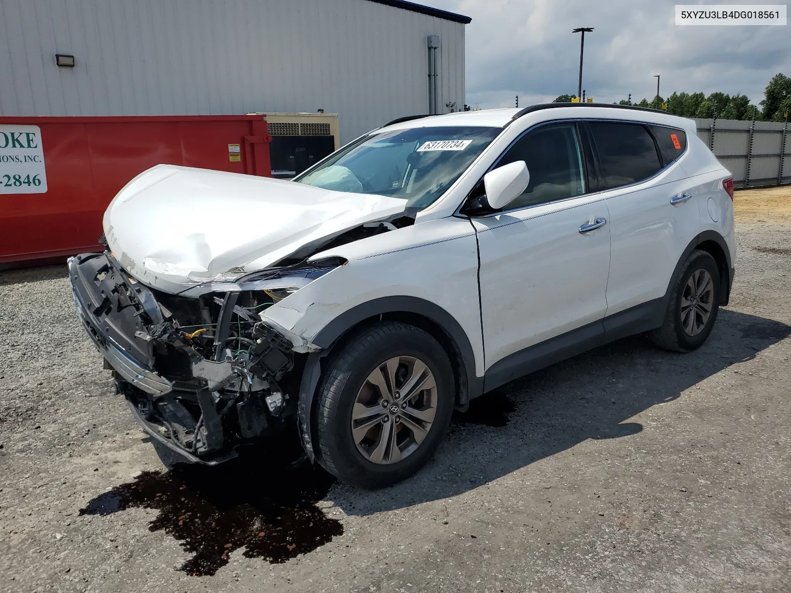 5XYZU3LB4DG018561 2013 Hyundai Santa Fe Sport