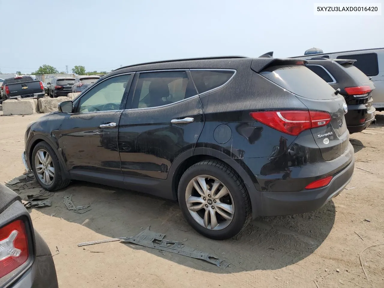 2013 Hyundai Santa Fe Sport VIN: 5XYZU3LAXDG016420 Lot: 64886004