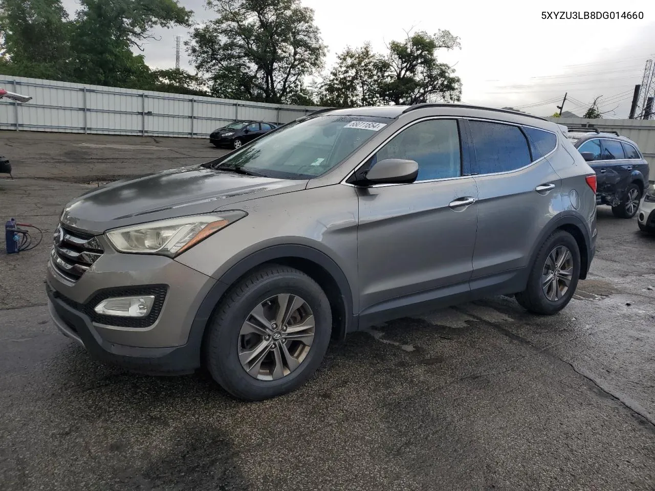 2013 Hyundai Santa Fe Sport VIN: 5XYZU3LB8DG014660 Lot: 68011654