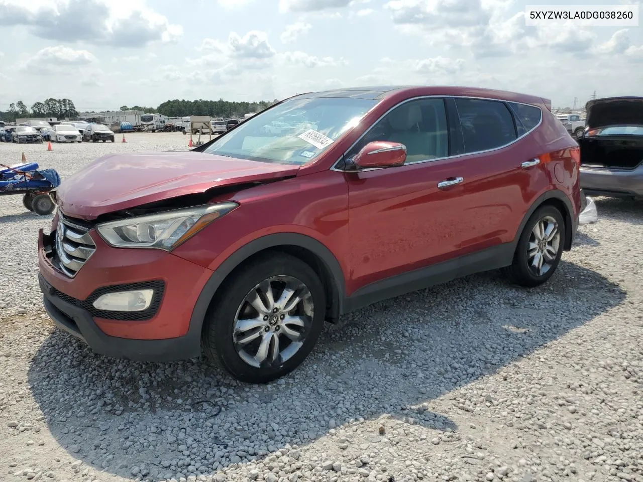 2013 Hyundai Santa Fe Sport VIN: 5XYZW3LA0DG038260 Lot: 68268834