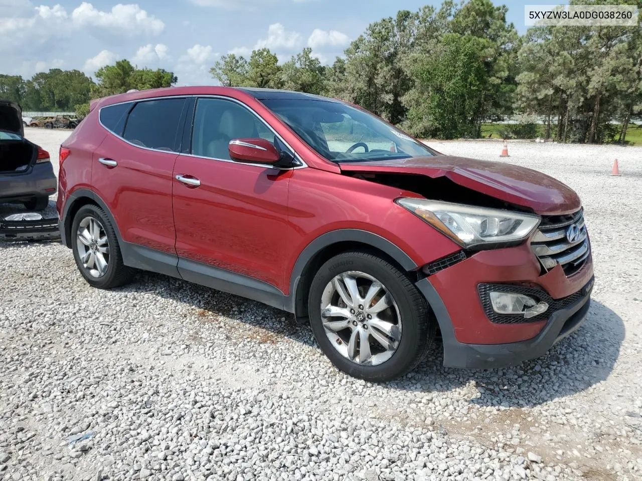 2013 Hyundai Santa Fe Sport VIN: 5XYZW3LA0DG038260 Lot: 68268834