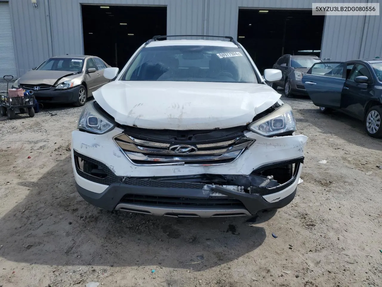 2013 Hyundai Santa Fe Sport VIN: 5XYZU3LB2DG080556 Lot: 68977374