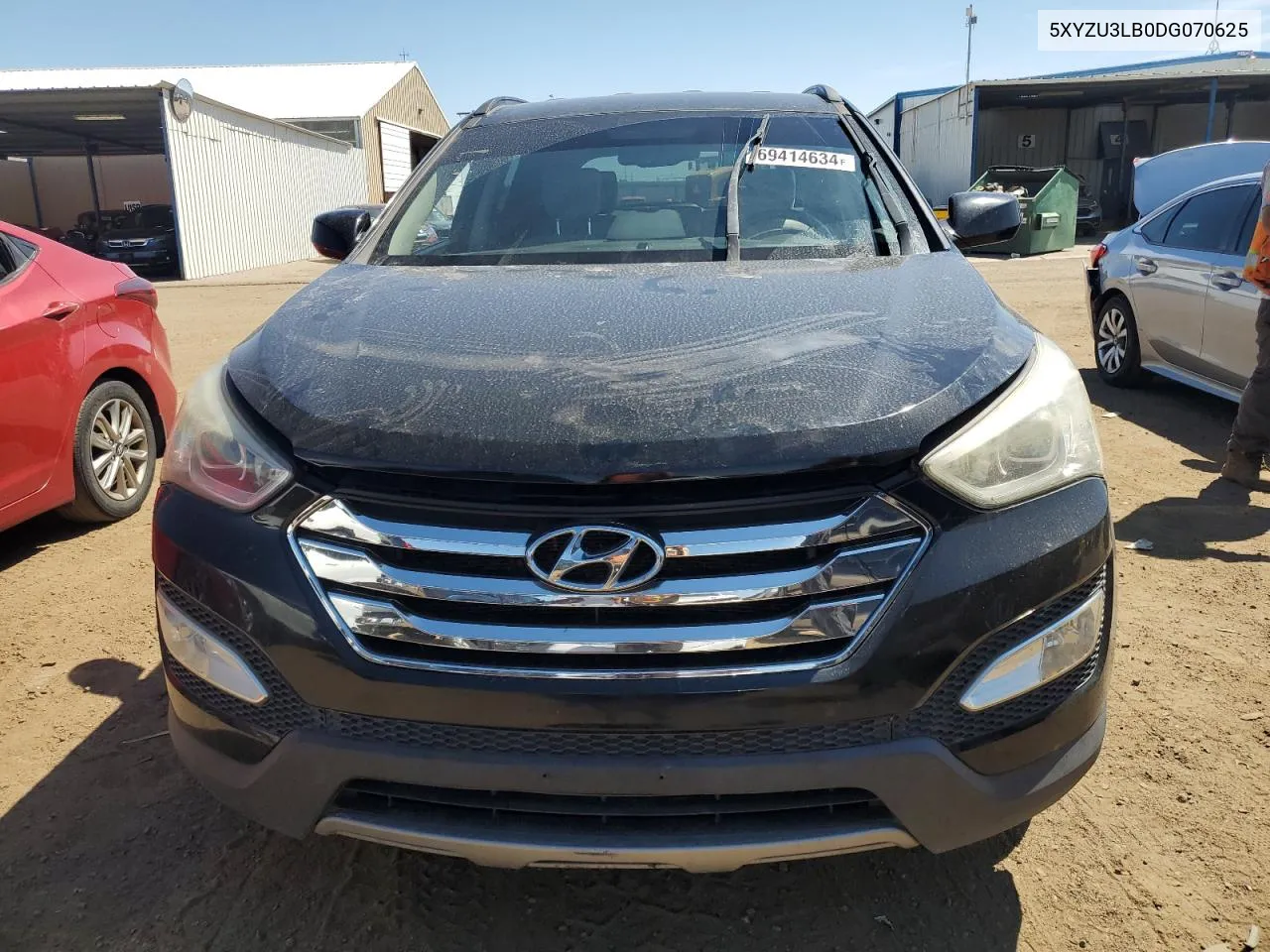 2013 Hyundai Santa Fe Sport VIN: 5XYZU3LB0DG070625 Lot: 69414634