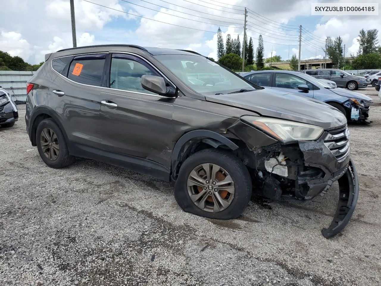 2013 Hyundai Santa Fe Sport VIN: 5XYZU3LB1DG064185 Lot: 69501844