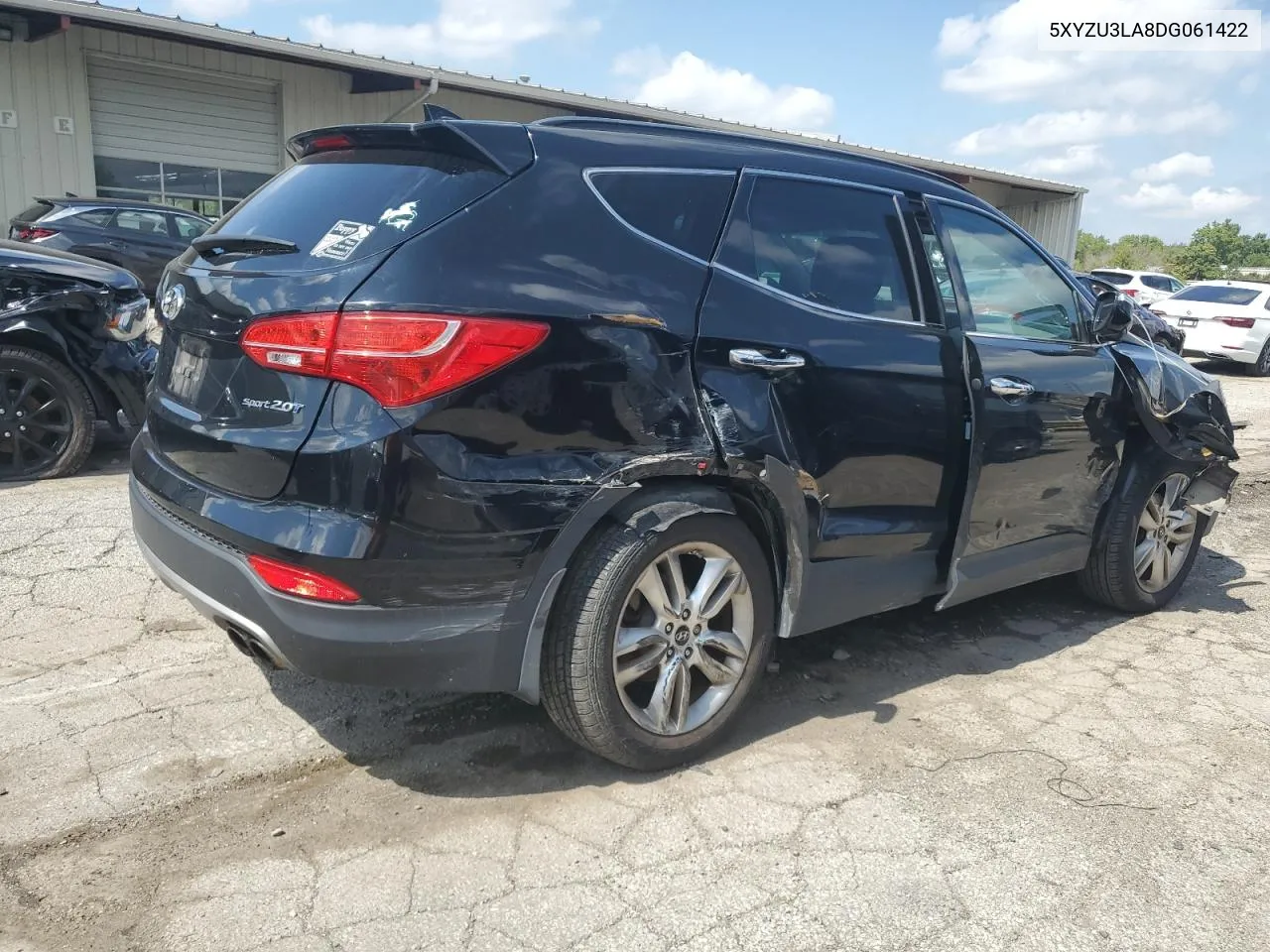 2013 Hyundai Santa Fe Sport VIN: 5XYZU3LA8DG061422 Lot: 69591354