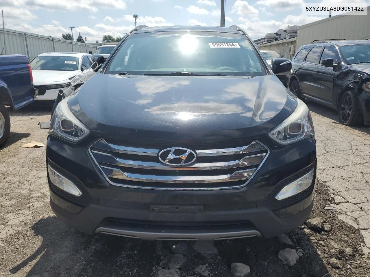 2013 Hyundai Santa Fe Sport VIN: 5XYZU3LA8DG061422 Lot: 69591354