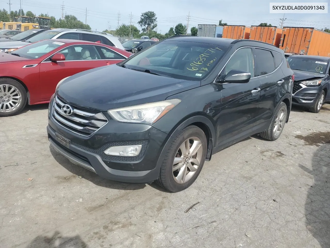 2013 Hyundai Santa Fe Sport VIN: 5XYZUDLA0DG091343 Lot: 69639174