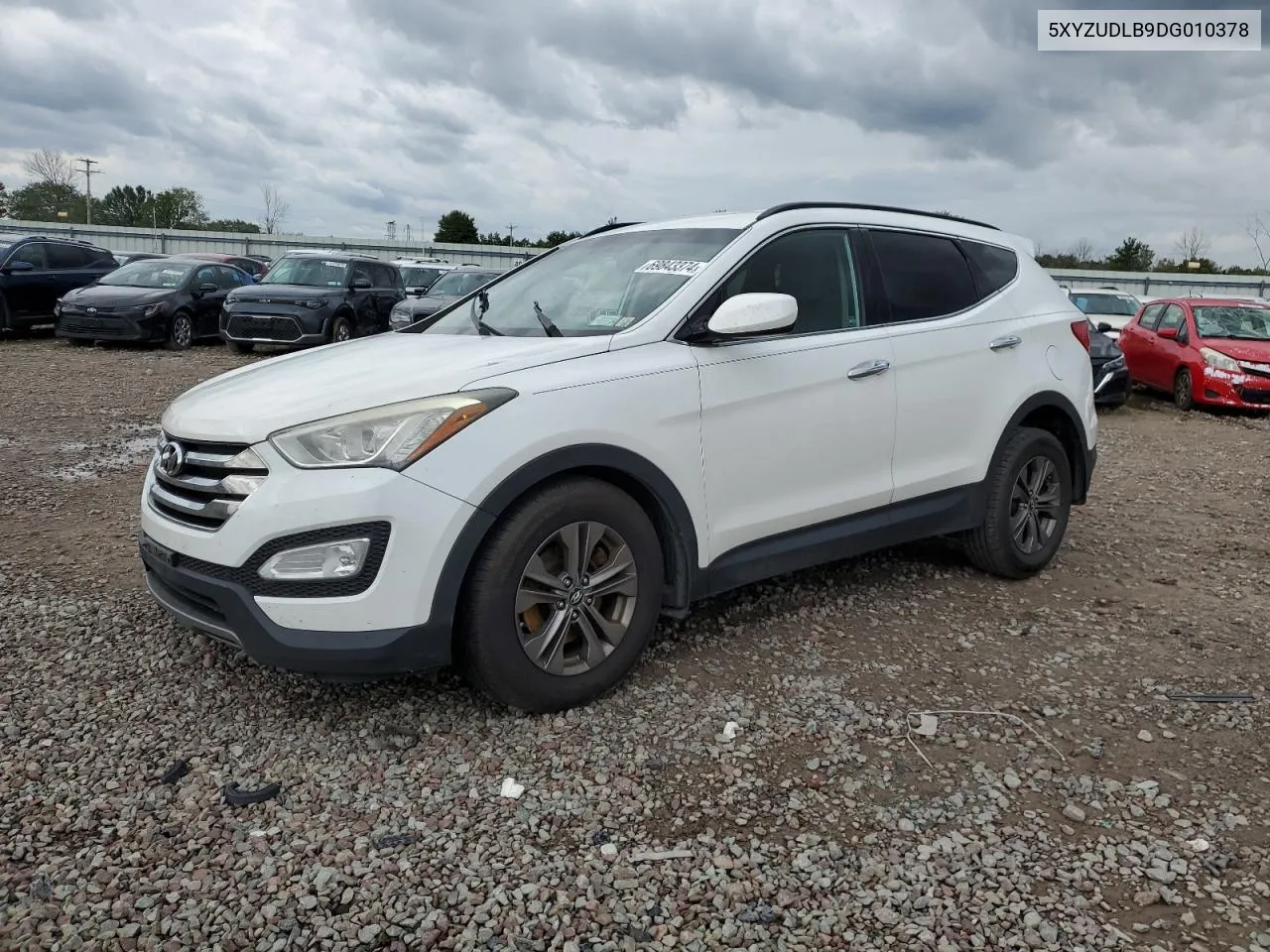 2013 Hyundai Santa Fe Sport VIN: 5XYZUDLB9DG010378 Lot: 69843374