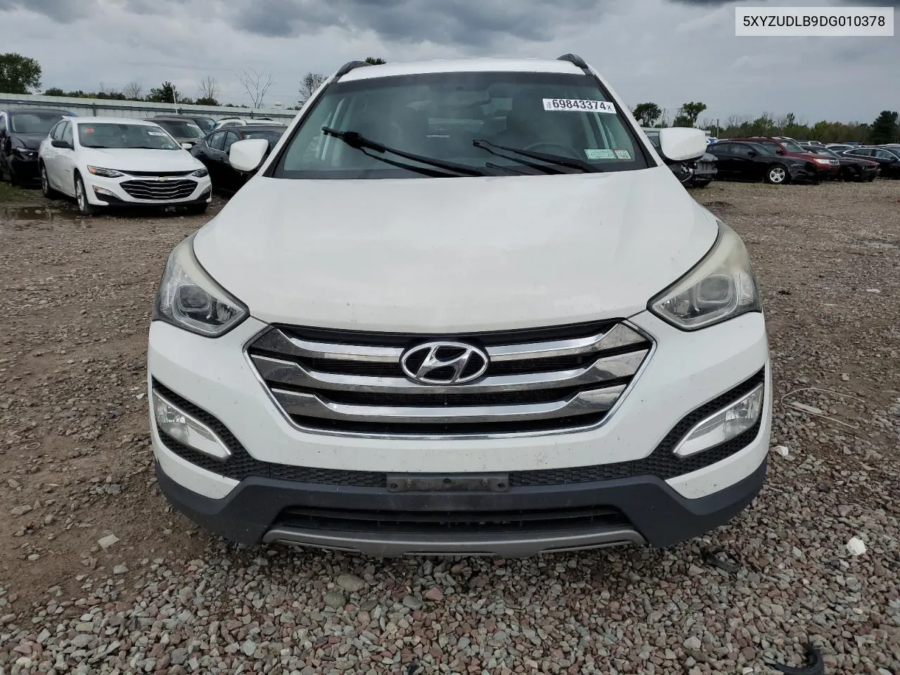 2013 Hyundai Santa Fe Sport VIN: 5XYZUDLB9DG010378 Lot: 69843374