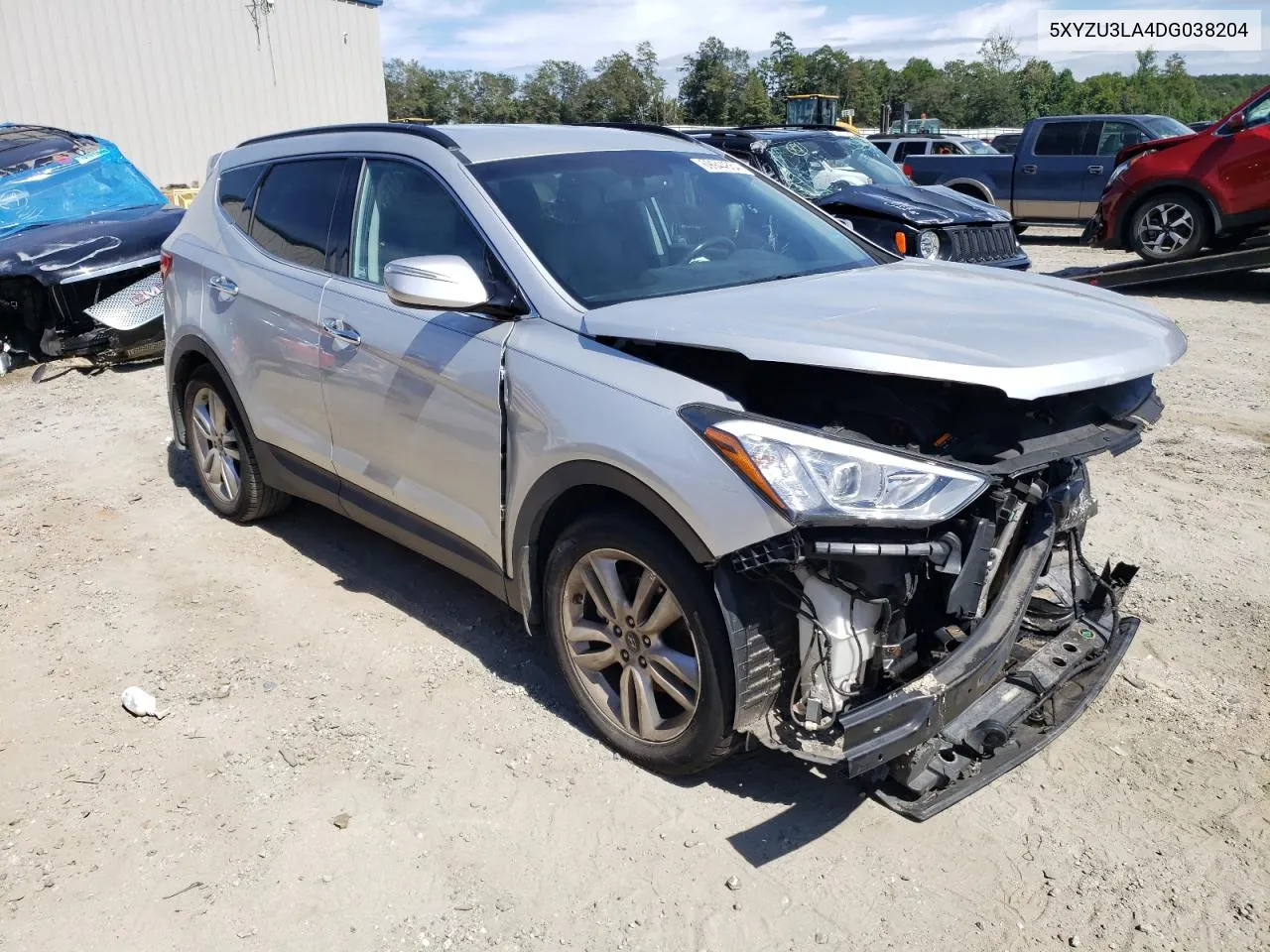 2013 Hyundai Santa Fe Sport VIN: 5XYZU3LA4DG038204 Lot: 69944854