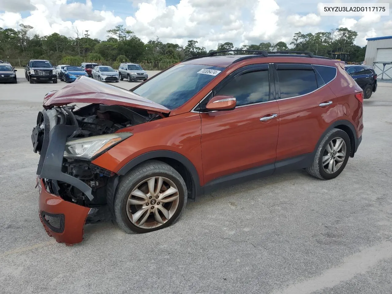 2013 Hyundai Santa Fe Sport VIN: 5XYZU3LA2DG117175 Lot: 70306474