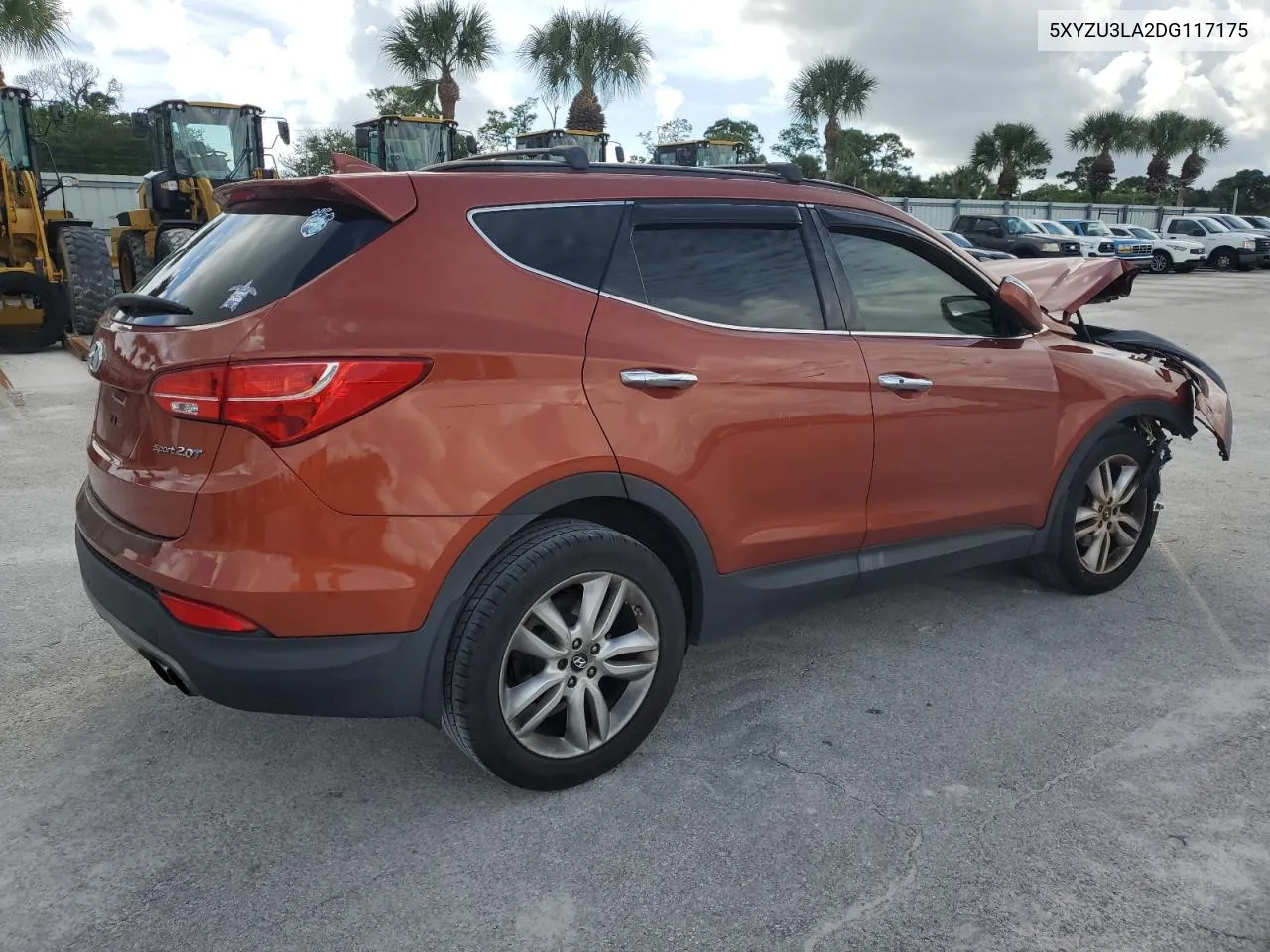 2013 Hyundai Santa Fe Sport VIN: 5XYZU3LA2DG117175 Lot: 70306474