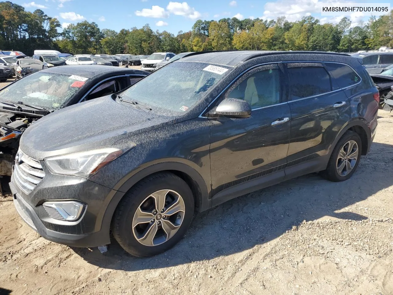 2013 Hyundai Santa Fe Gls VIN: KM8SMDHF7DU014095 Lot: 70585144