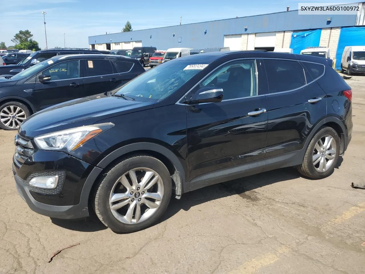 2013 Hyundai Santa Fe Sport VIN: 5XYZW3LA6DG100972 Lot: 70983494