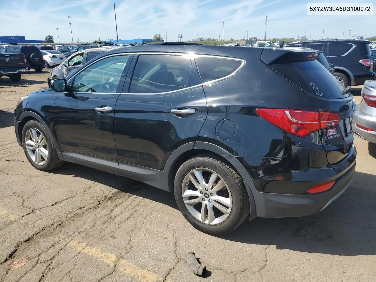 2013 Hyundai Santa Fe Sport VIN: 5XYZW3LA6DG100972 Lot: 70983494