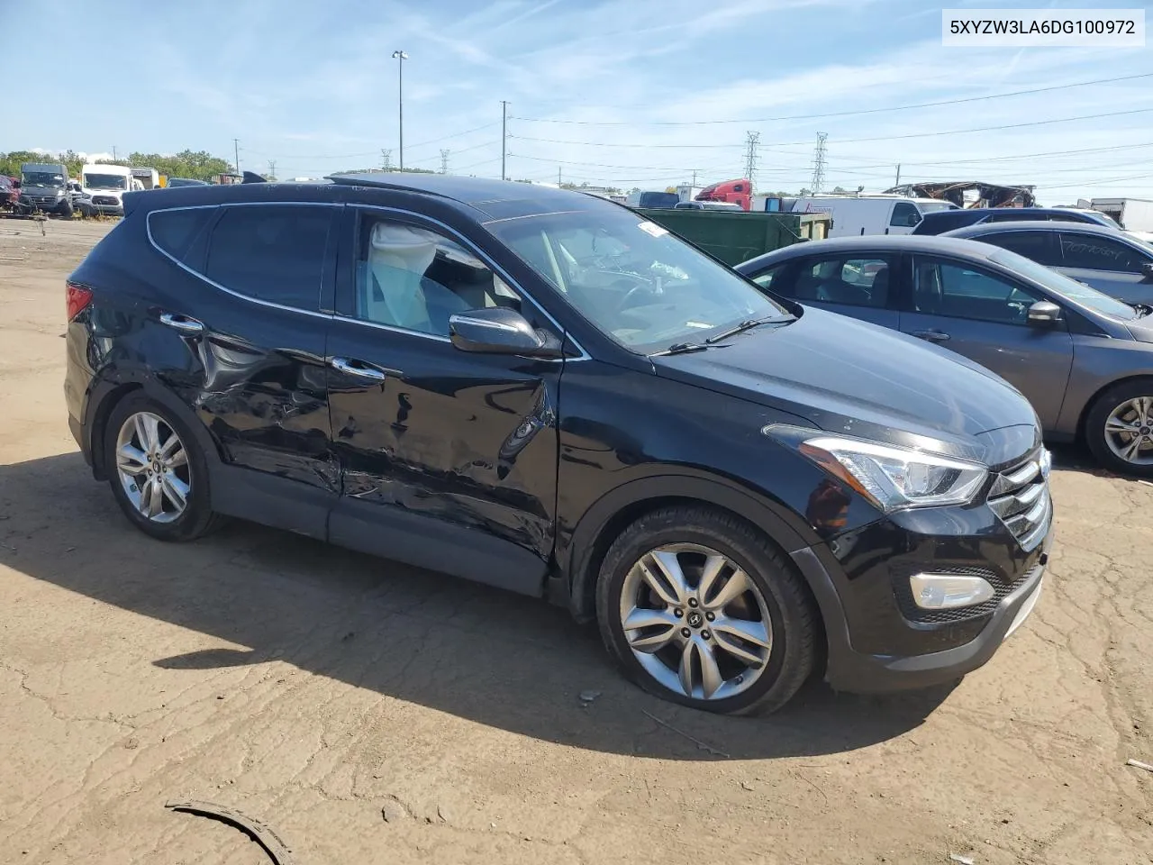 2013 Hyundai Santa Fe Sport VIN: 5XYZW3LA6DG100972 Lot: 70983494