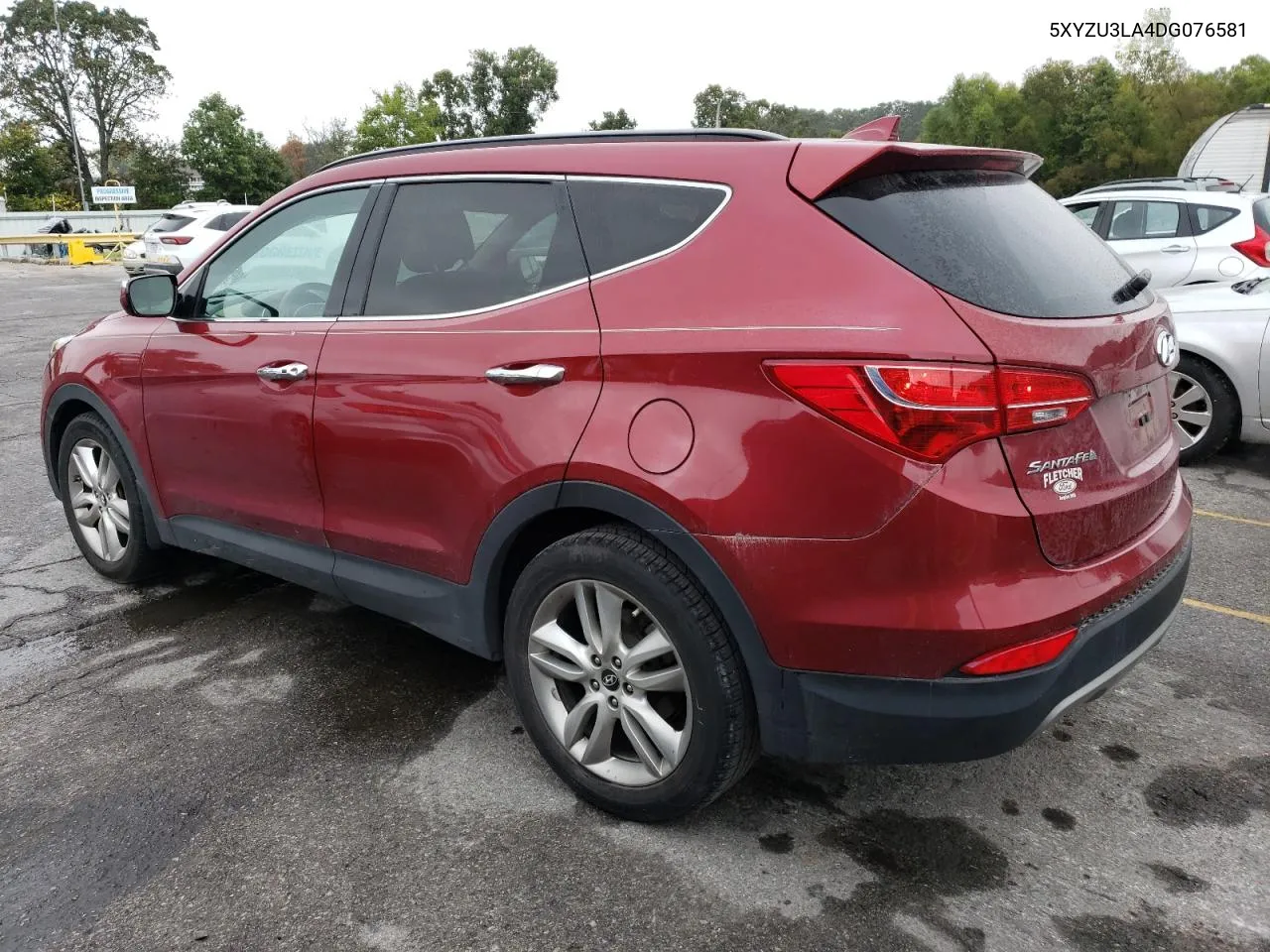 2013 Hyundai Santa Fe Sport VIN: 5XYZU3LA4DG076581 Lot: 71009274