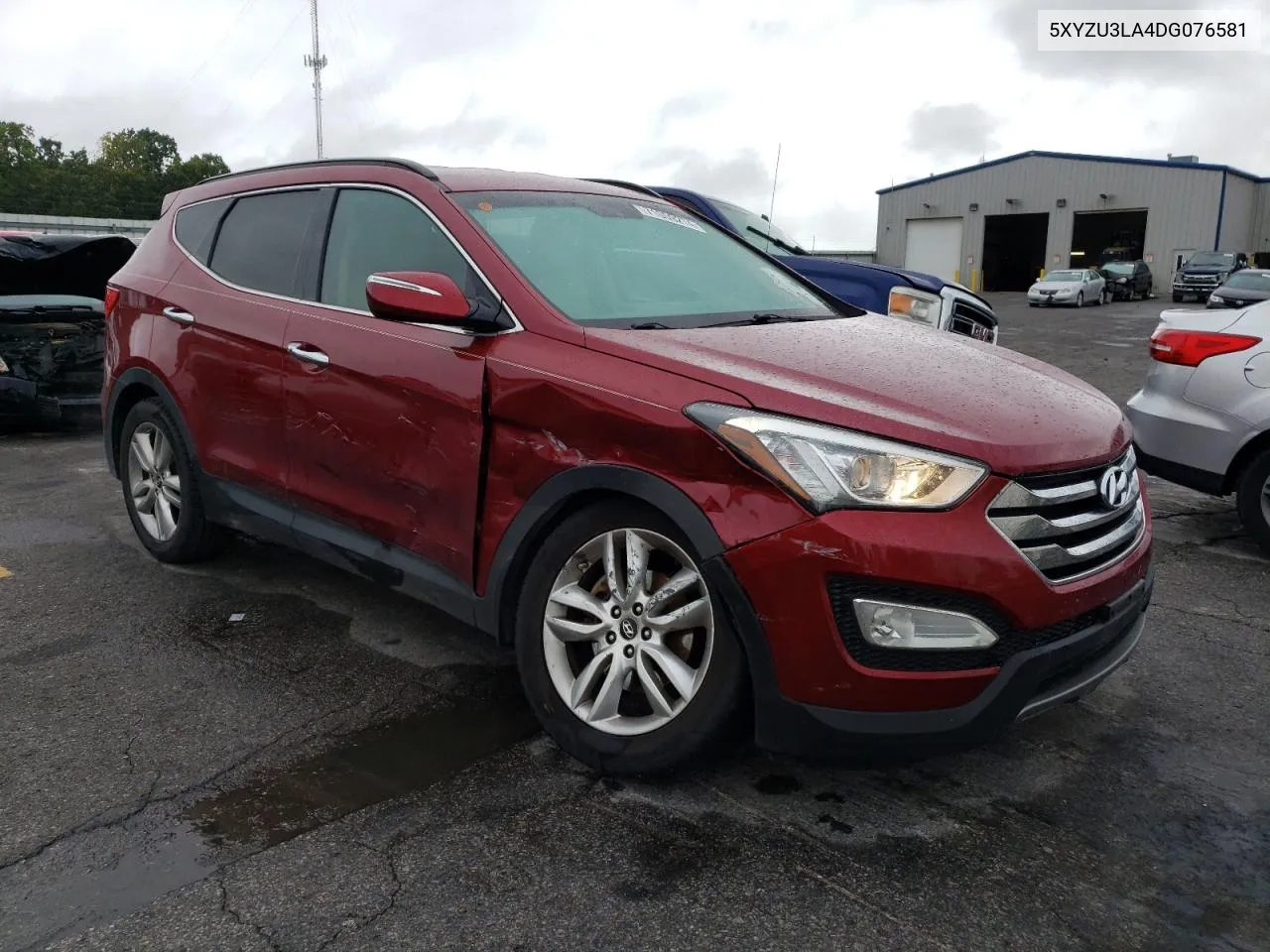 2013 Hyundai Santa Fe Sport VIN: 5XYZU3LA4DG076581 Lot: 71009274