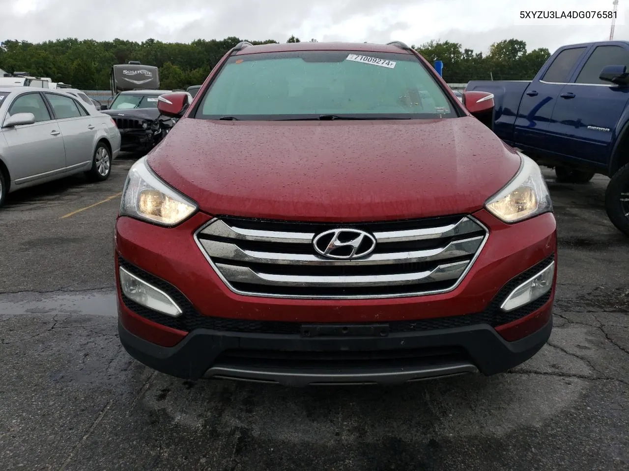 2013 Hyundai Santa Fe Sport VIN: 5XYZU3LA4DG076581 Lot: 71009274