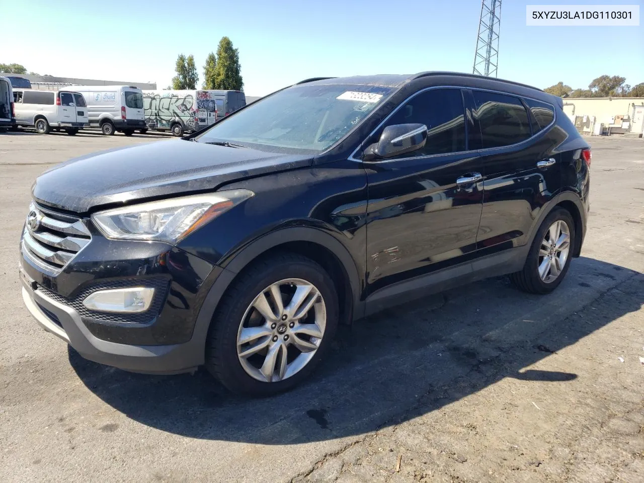 2013 Hyundai Santa Fe Sport VIN: 5XYZU3LA1DG110301 Lot: 71323254