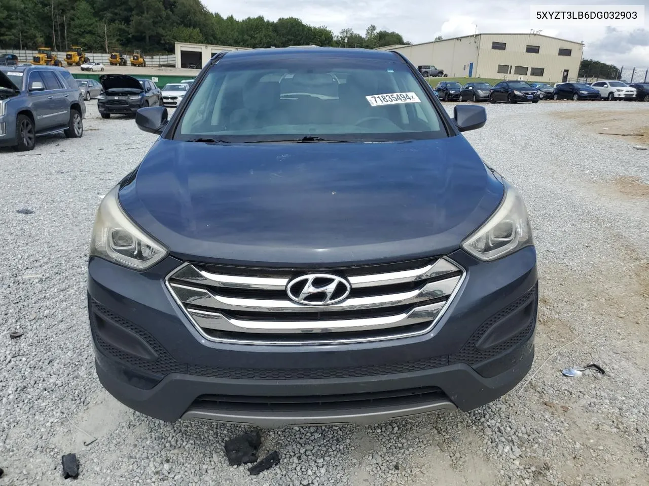 2013 Hyundai Santa Fe Sport VIN: 5XYZT3LB6DG032903 Lot: 71835494