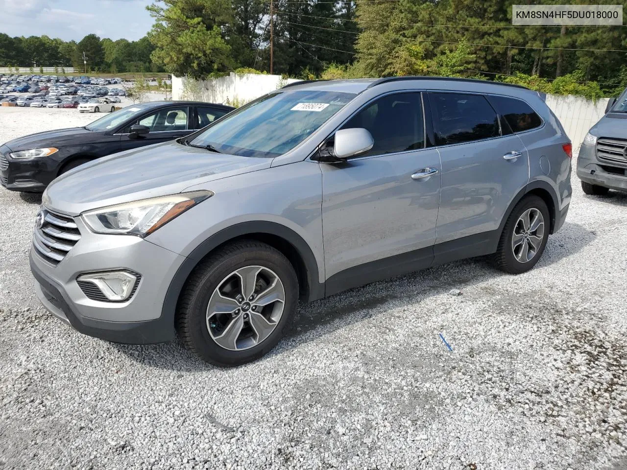 2013 Hyundai Santa Fe Gls VIN: KM8SN4HF5DU018000 Lot: 71895074