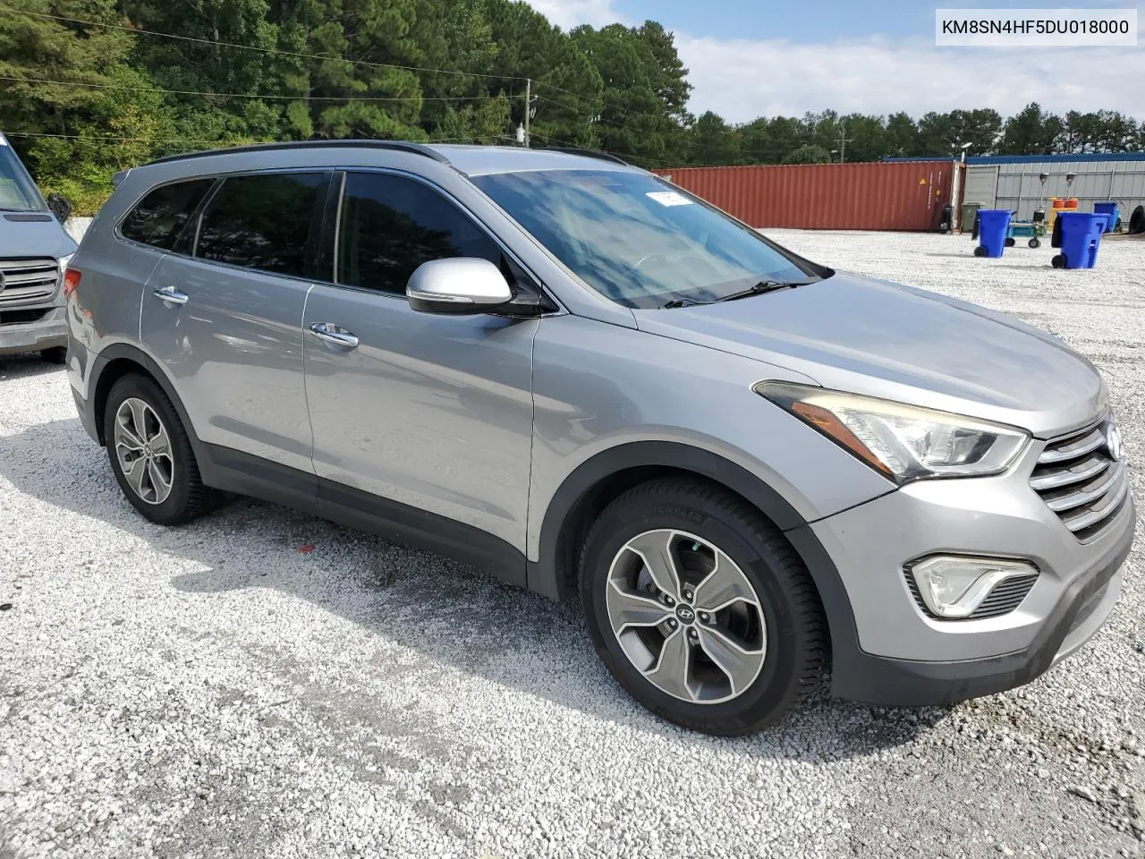 2013 Hyundai Santa Fe Gls VIN: KM8SN4HF5DU018000 Lot: 71895074