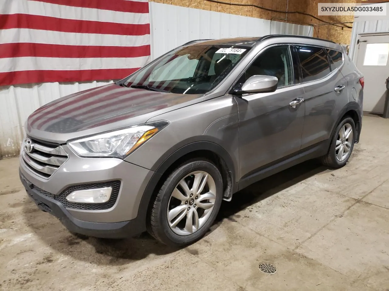 2013 Hyundai Santa Fe Sport VIN: 5XYZUDLA5DG033485 Lot: 72215184