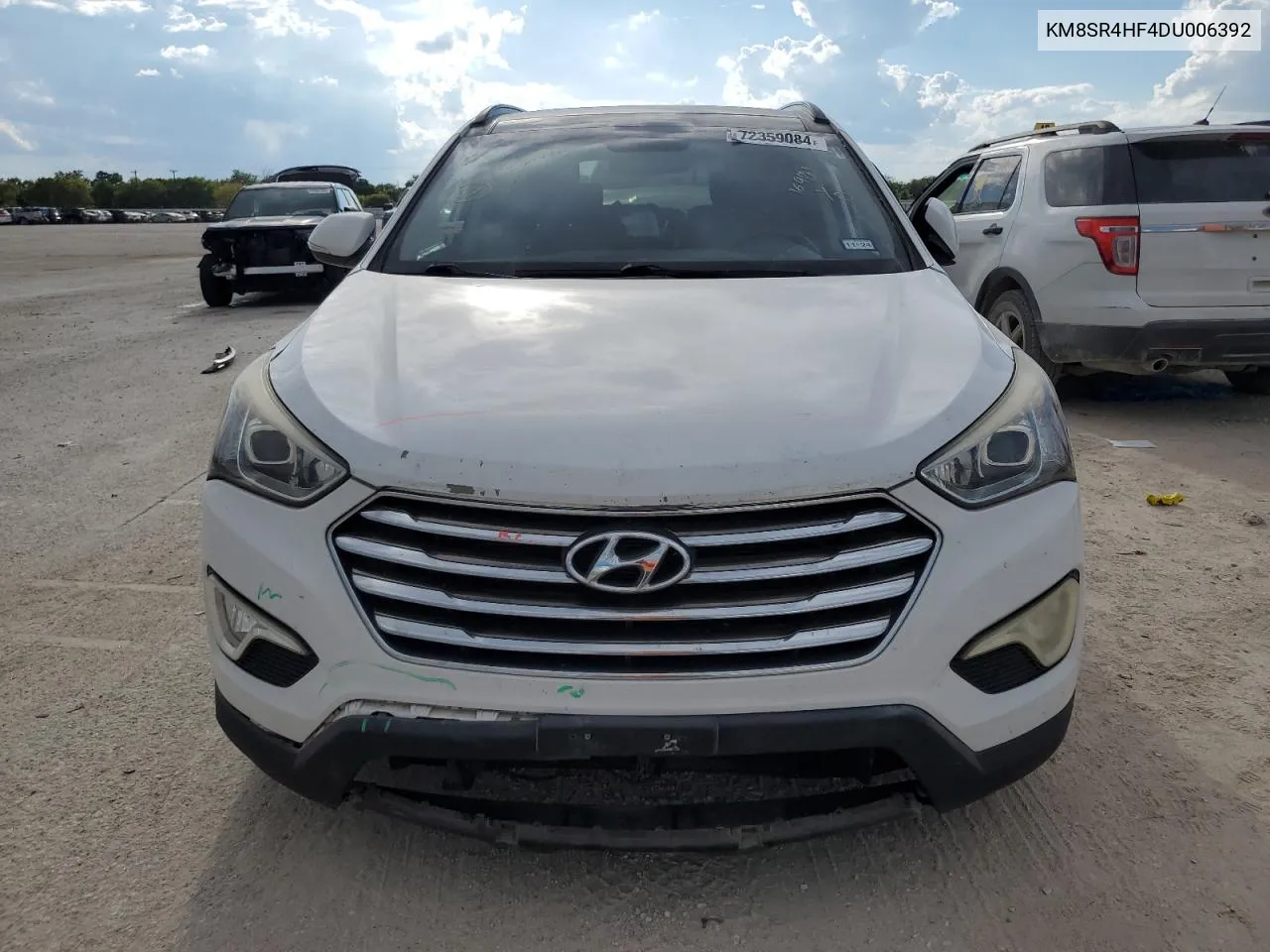 2013 Hyundai Santa Fe Limited VIN: KM8SR4HF4DU006392 Lot: 72359084