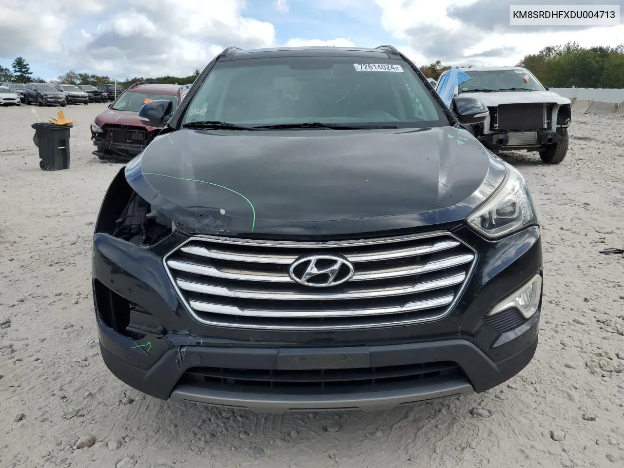 2013 Hyundai Santa Fe Limited VIN: KM8SRDHFXDU004713 Lot: 72614024