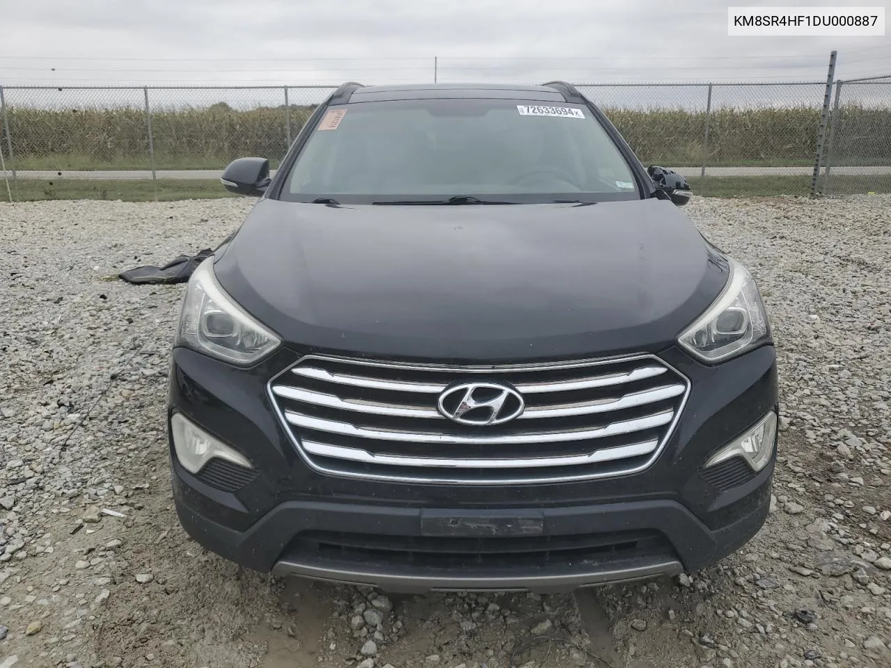 2013 Hyundai Santa Fe Limited VIN: KM8SR4HF1DU000887 Lot: 72633694