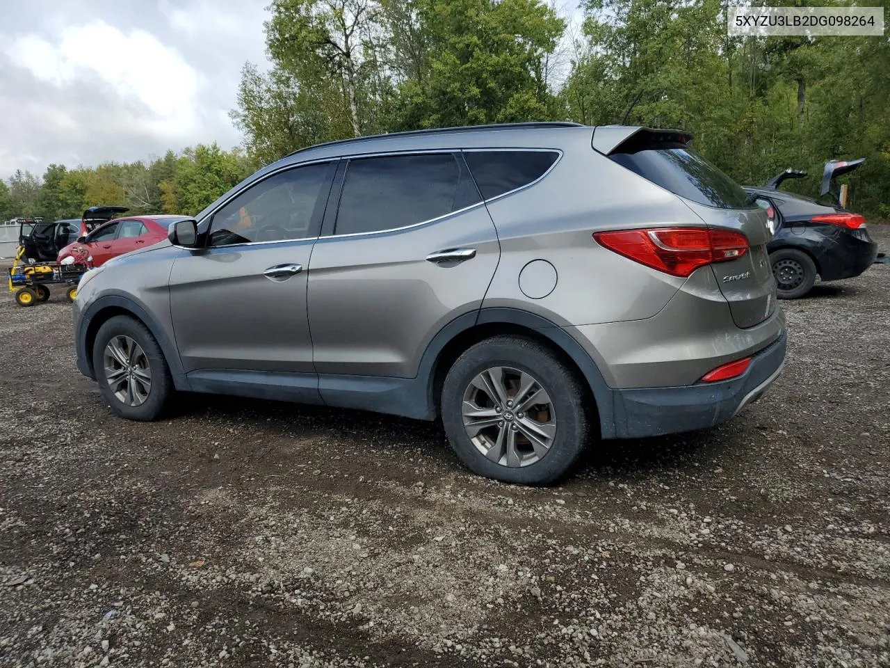 2013 Hyundai Santa Fe Sport VIN: 5XYZU3LB2DG098264 Lot: 72644904