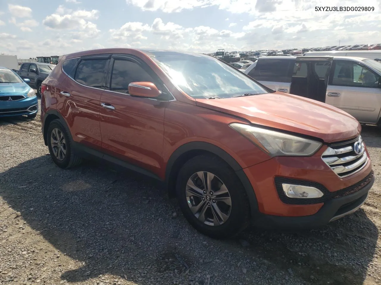 2013 Hyundai Santa Fe Sport VIN: 5XYZU3LB3DG029809 Lot: 72818894