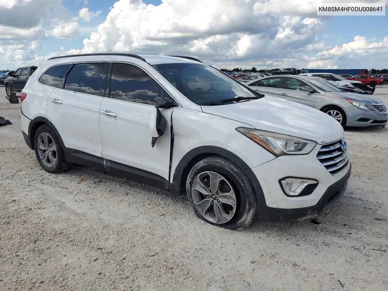 2013 Hyundai Santa Fe Gls VIN: KM8SM4HF0DU008641 Lot: 72892144