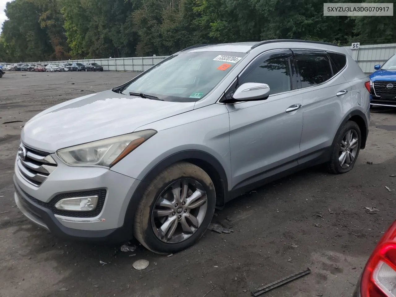 2013 Hyundai Santa Fe Sport VIN: 5XYZU3LA3DG070917 Lot: 73320704