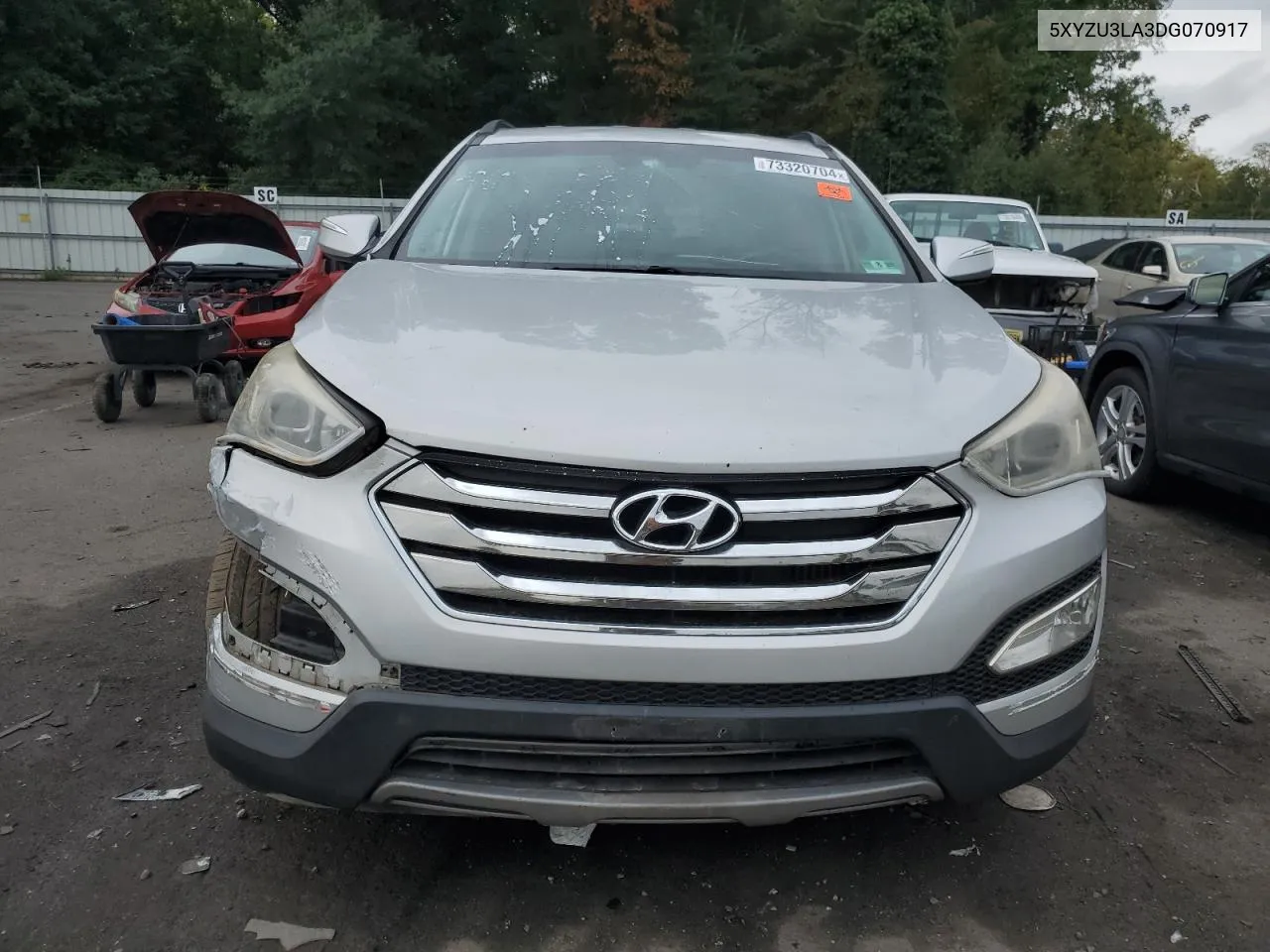 2013 Hyundai Santa Fe Sport VIN: 5XYZU3LA3DG070917 Lot: 73320704