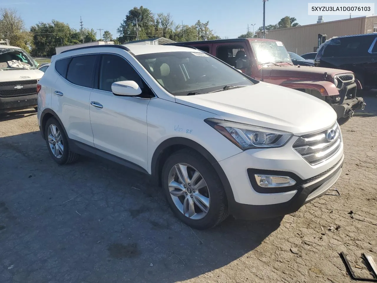 2013 Hyundai Santa Fe Sport VIN: 5XYZU3LA1DG076103 Lot: 73369304