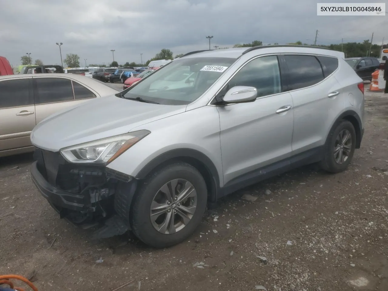 5XYZU3LB1DG045846 2013 Hyundai Santa Fe Sport