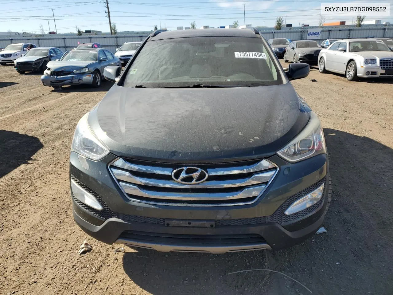 5XYZU3LB7DG098552 2013 Hyundai Santa Fe Sport