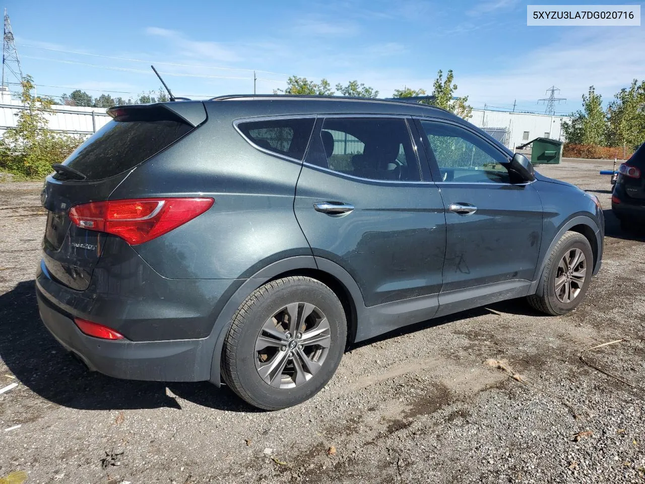 2013 Hyundai Santa Fe Sport VIN: 5XYZU3LA7DG020716 Lot: 73683694