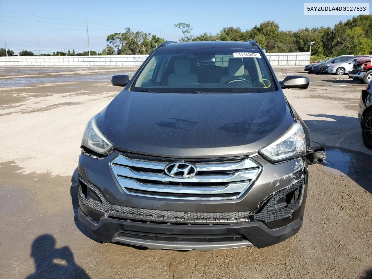 2013 Hyundai Santa Fe Sport VIN: 5XYZUDLA4DG027533 Lot: 74146603