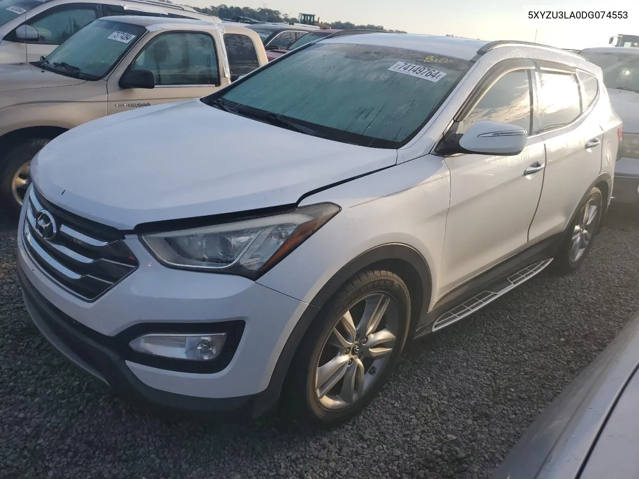 2013 Hyundai Santa Fe Sport VIN: 5XYZU3LA0DG074553 Lot: 74149764