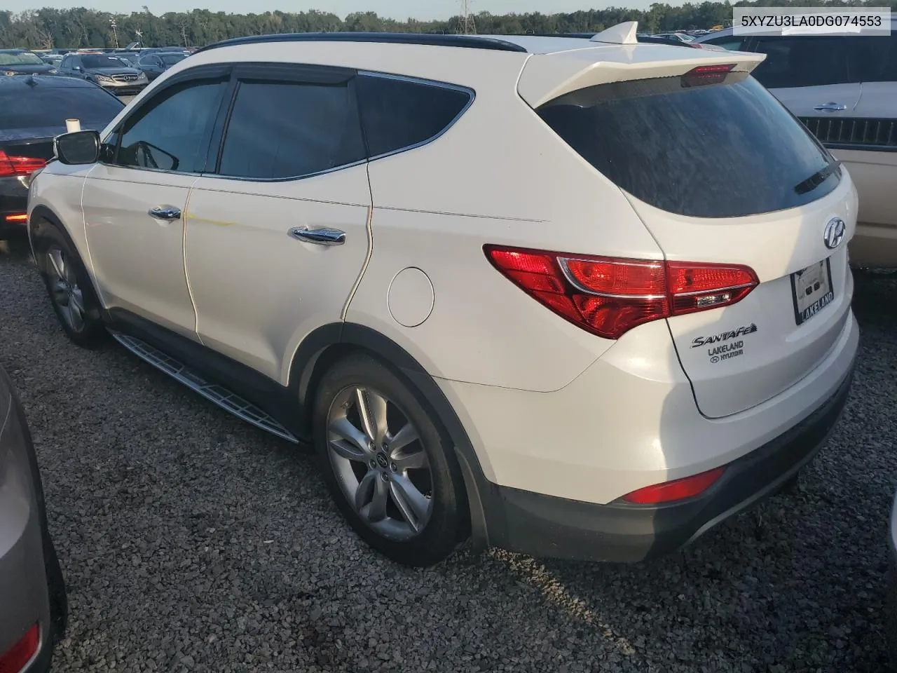 2013 Hyundai Santa Fe Sport VIN: 5XYZU3LA0DG074553 Lot: 74149764