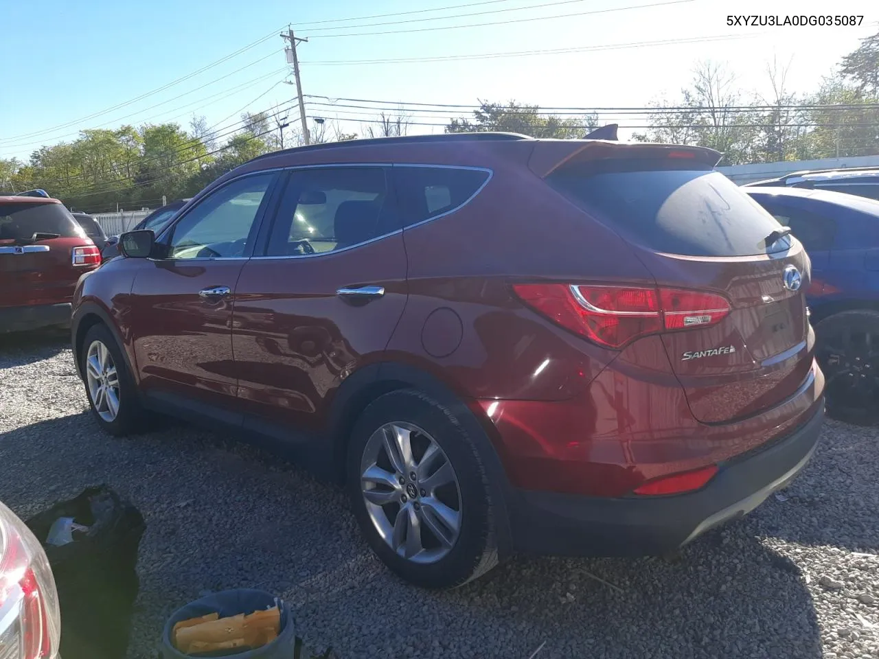 2013 Hyundai Santa Fe Sport VIN: 5XYZU3LA0DG035087 Lot: 74335724