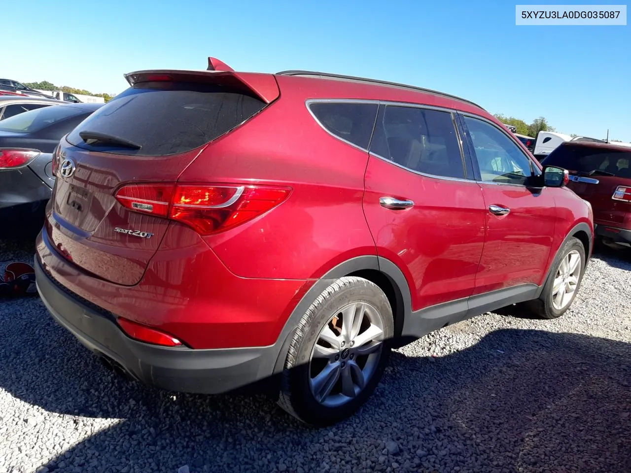 2013 Hyundai Santa Fe Sport VIN: 5XYZU3LA0DG035087 Lot: 74335724