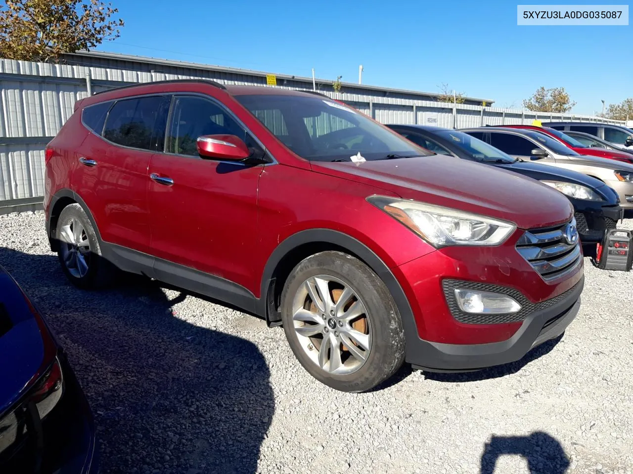 2013 Hyundai Santa Fe Sport VIN: 5XYZU3LA0DG035087 Lot: 74335724